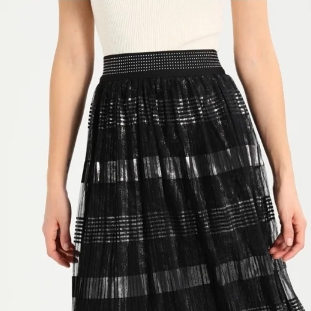 Metro Wear Women Black Tulle Skirt Size 1X